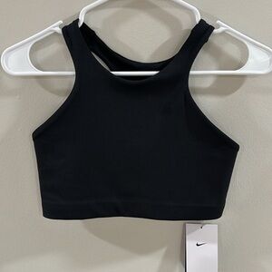 Nike Women's One Sports Bra Black Size M High-Impact Racerback Yoga Running
